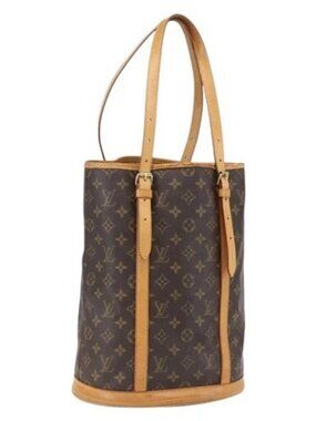 LOUIS VUITTON Monogram Bucket GM Shoulder Bag M42236 LV Auth ka2478